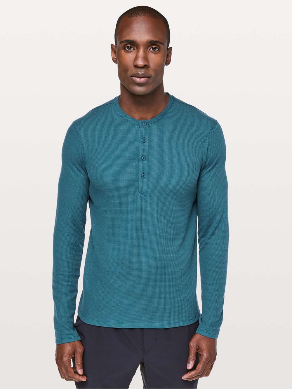 Lululemon Men's Shift Stitch Long-Sleeve Henley